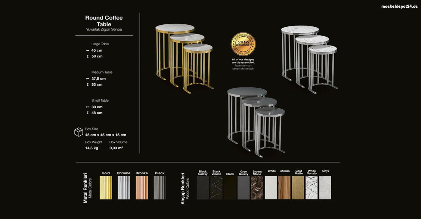 Gold Metal Furniture