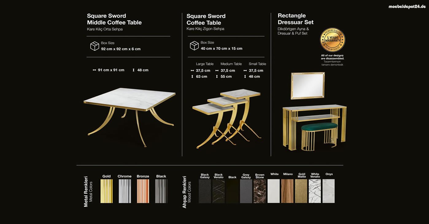Toledo Nesting Table