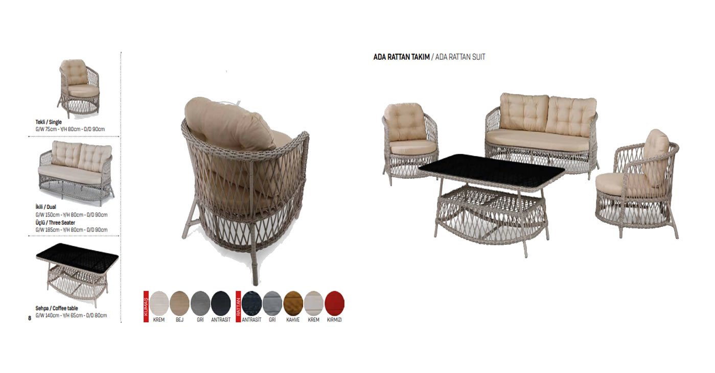 Rattan Garden Furniture Set