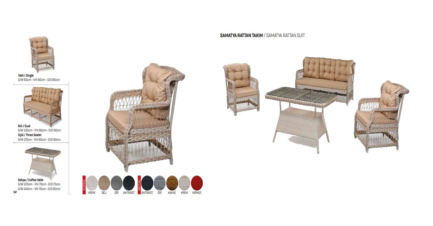 Rattan Garden Furniture Set