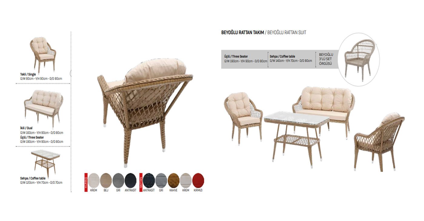 Rattan Garden Furniture Set