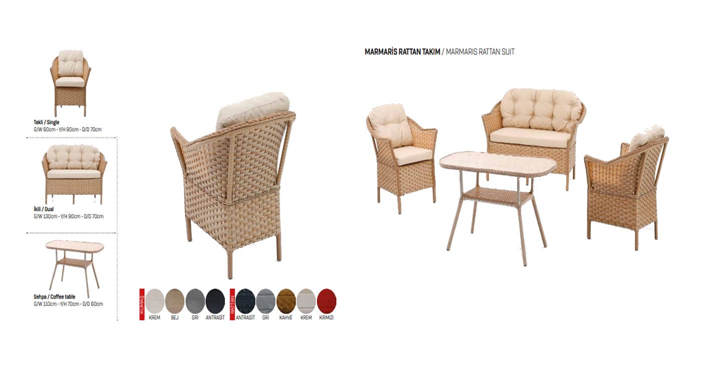 Rattan Garden Furniture Set