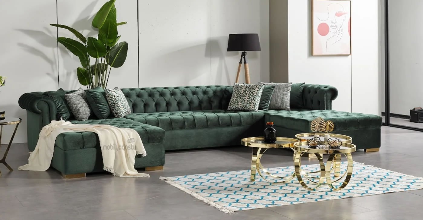 Double Chaise Lounge Sofa