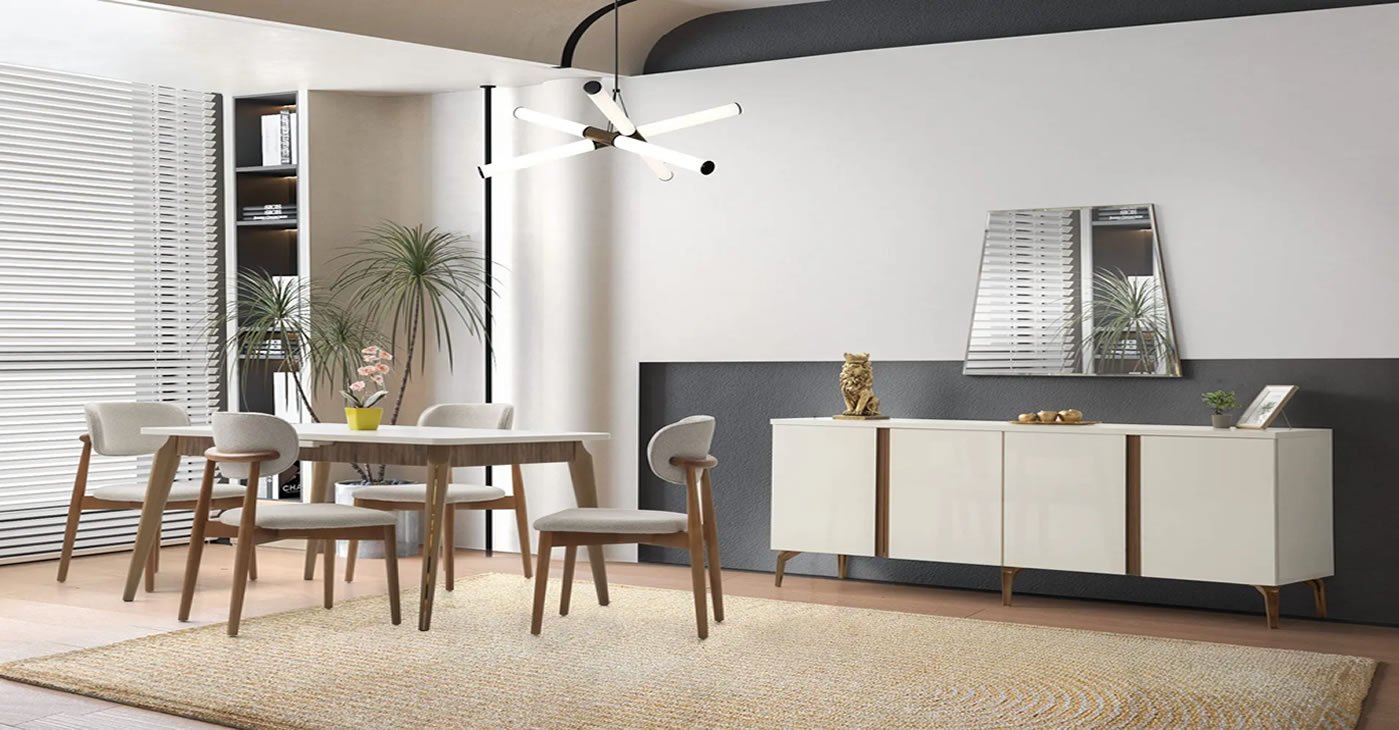 White Dining Room Set